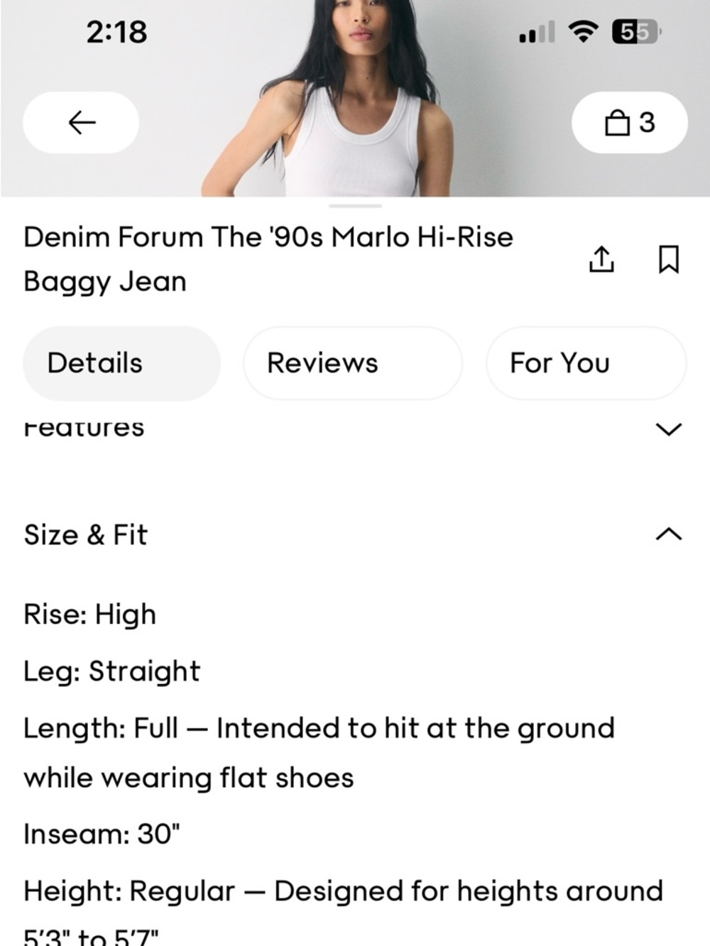 Denim Forum The ‘90s Marlo High-Rise Baggy Jean - Picture 8 of 8
